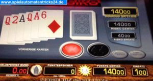 Spielautomaten Tricks Karten Risiko Merkur